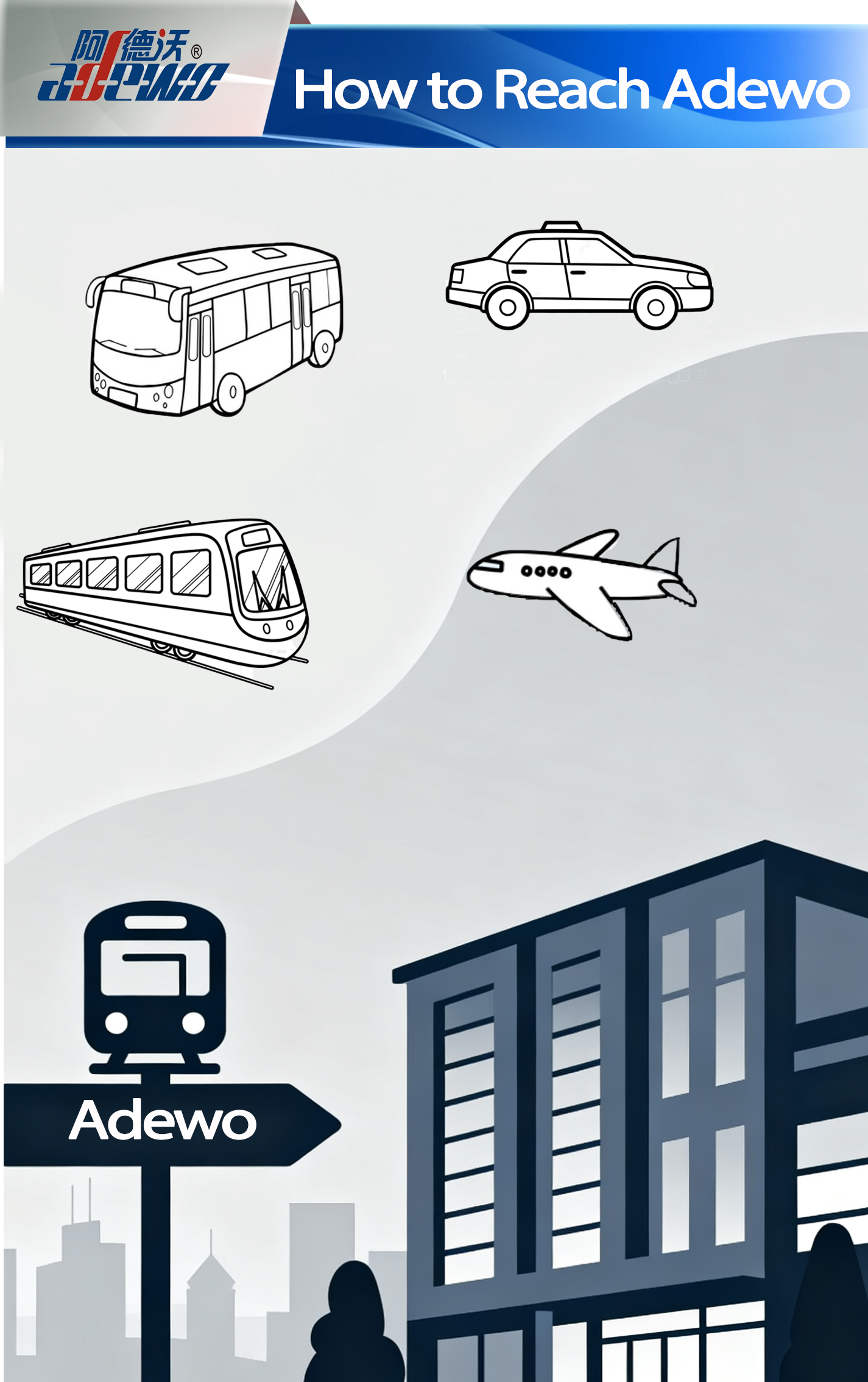 Jak dojechać do Adewo?