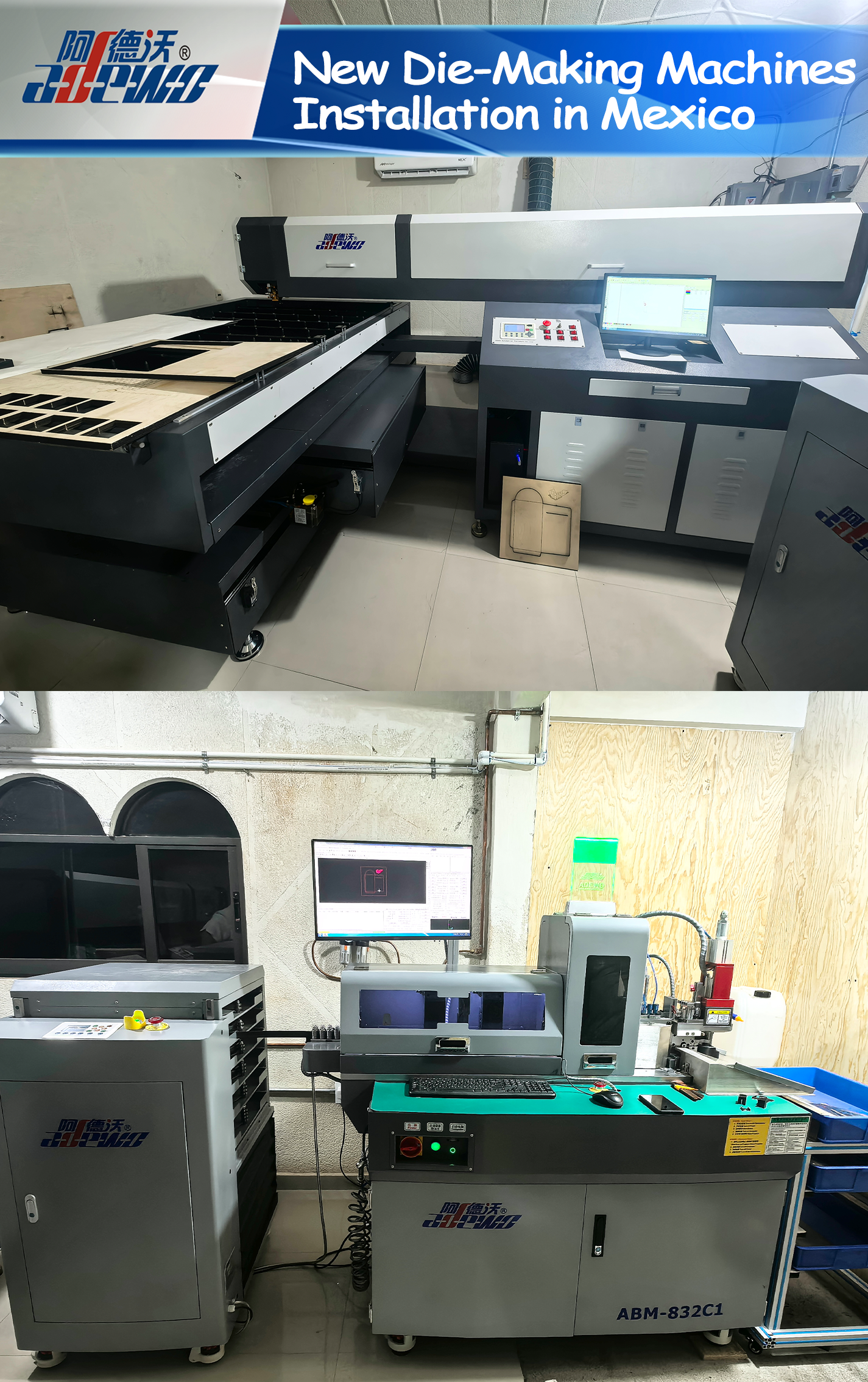 Instalacja nowych maszyn do tłoczenia w Meksyku