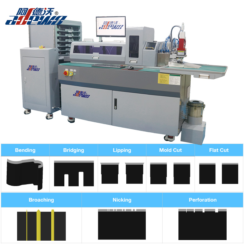 ABM-832C2 Wielofunkcyjna automatyczna giętarka do matryc stalowych do matryc z certyfikatem BOBST
